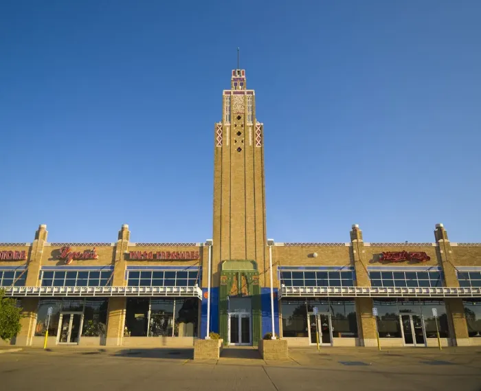 Framed Print : USA, Oklahoma, Route 66, Tulsa, Warehouse Market Building Framed Print : USA, Oklahoma, Route 66, Tulsa, Warehouse Market Building