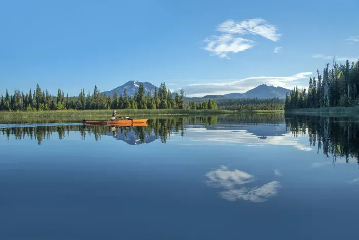 Framed Print : USA, Pacific Northwest, Oregon, Deschutes County, Deschutes National Forest, Hosmer Lake Framed Print : USA, Pacific Northwest, Oregon, Deschutes County, Deschutes National Forest, Hosmer Lake