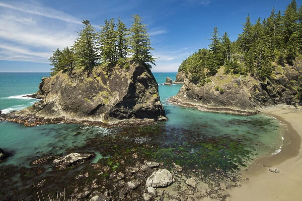 USA, Pacific Northwest, Oregon Coast, Oregon, Samuel S. Boardman, State Park, Secret Beach