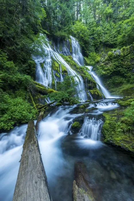 Framed Print : USA; Pacific Northwest; Skamania County, Washington State, Panther Creek Falls Framed Print : USA; Pacific Northwest; Skamania County, Washington State, Panther Creek Falls
