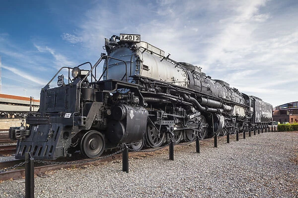 USA, Pennsylvania, Scranton, Steamtown National Historic Site, Union Pacifc Locomotive