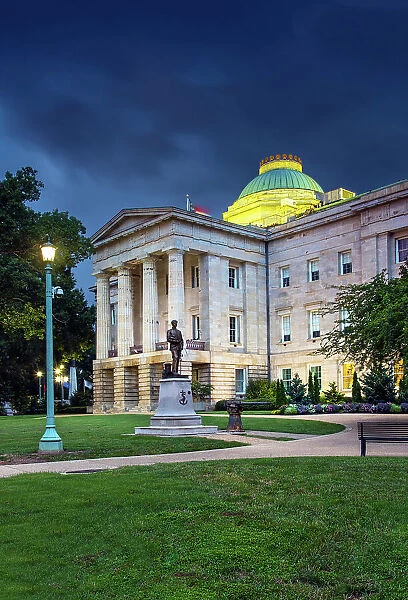 USA, Raleigh, North Carolina, State Capitol Building, Greek Revival Public Building, 1840, National Historic Landmark