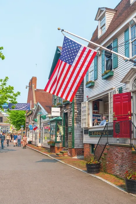 Framed Print : USA, Rhode Island, Newport, Bannister's Wharf Framed Print : USA, Rhode Island, Newport, Bannister's Wharf