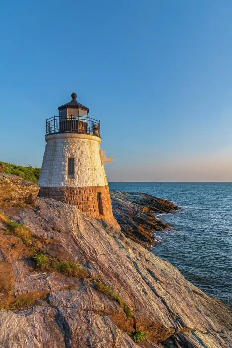 Framed Print : USA, Rhode Island, Newport, Castle Hill Lighthouse Framed Print : USA, Rhode Island, Newport, Castle Hill Lighthouse