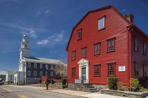 USA, Rhode Island, Newport, White Horse Tavern, 1673, oldest tavern in America