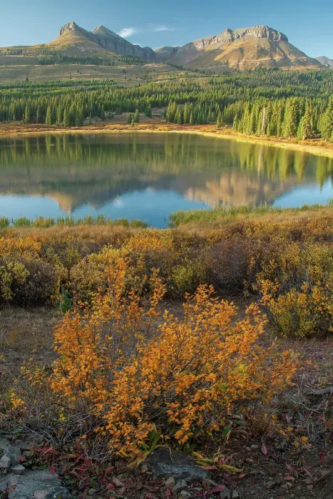 Framed Print : USA, Rocky Mountains, Colorado, San Juan National Forest, Little Molas lake Framed Print : USA, Rocky Mountains, Colorado, San Juan National Forest, Little Molas lake