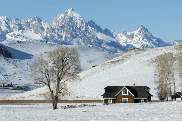 Framed Print : USA, Rocky Mountains, Wyoming, Jackson, National Elk Refuge, Teton peak Framed Print : USA, Rocky Mountains, Wyoming, Jackson, National Elk Refuge, Teton peak
