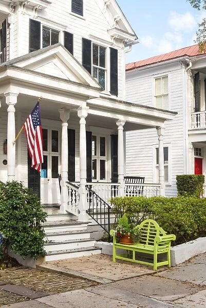 USA, South Carolina, Charleston, Typical house in the historic centre