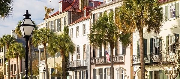 USA, South Carolina, Charleston, Town houses in the Historic district