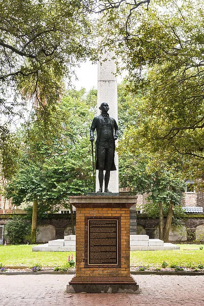 USA, South Carolina, Charleston, George Washintgon statue