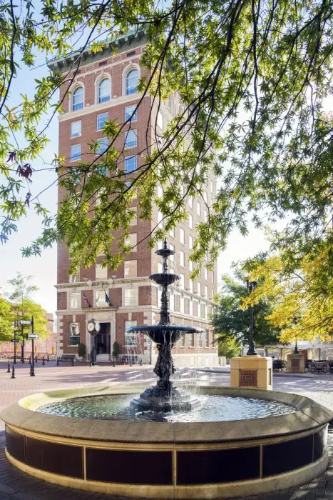 Framed Print : USA, South Carolina, Greenville, Court Square, Water Fountain Framed Print : USA, South Carolina, Greenville, Court Square, Water Fountain