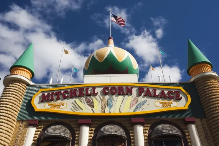 Framed Print : USA, South Dakota, Mitchell, Mitchell Corn Palace, buildling exterior made of corn Framed Print : USA, South Dakota, Mitchell, Mitchell Corn Palace, buildling exterior made of corn