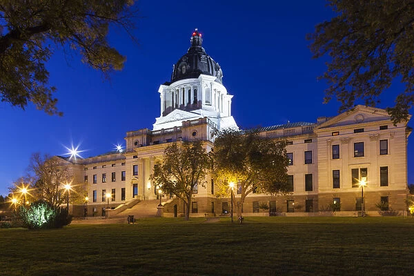 USA, South Dakota, Pierre, South Dakota State Capitol
