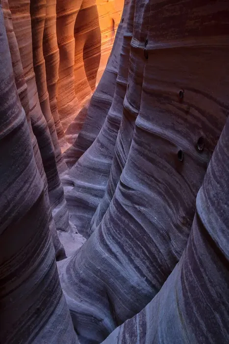 Framed Print : USA, Southwest, Colorado Plateau, Utah, Garfield County, Grand Staircase - Escalante National Monument, Hole in the rock road, Zebra slot canyon
