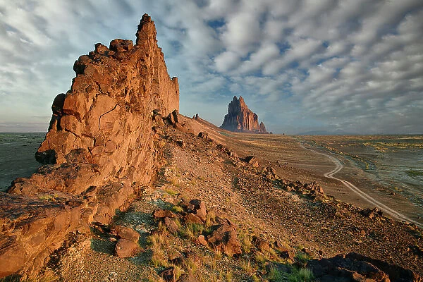 USA, Southwest, New Mexico, San Juan County, Navajo Nation, Ship Rock