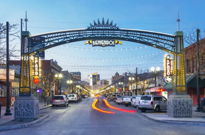 Framed Print : USA, Texas, El Paso, Downtown, Welcoming Archway, Greeting To Visitors From Ciudad Juarez, South El Paso Street Framed Print : USA, Texas, El Paso, Downtown, Welcoming Archway, Greeting To Visitors From Ciudad Juarez, South El Paso Street