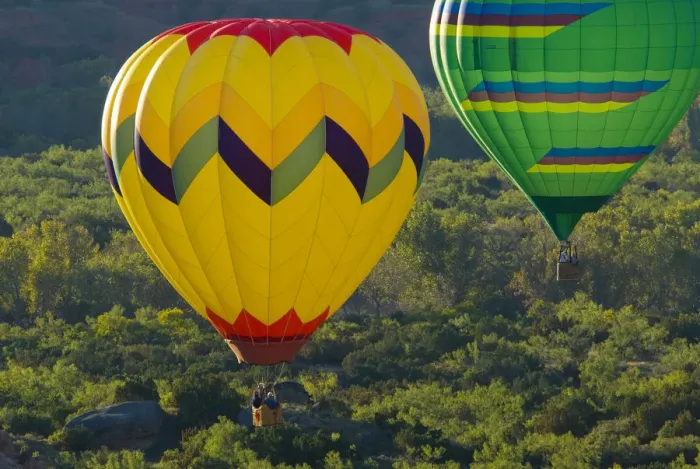 Framed Print : USA, Texas, Palo Duro Canyon, (Second Largest in USA), Hot Air Balloons Framed Print : USA, Texas, Palo Duro Canyon, (Second Largest in USA), Hot Air Balloons