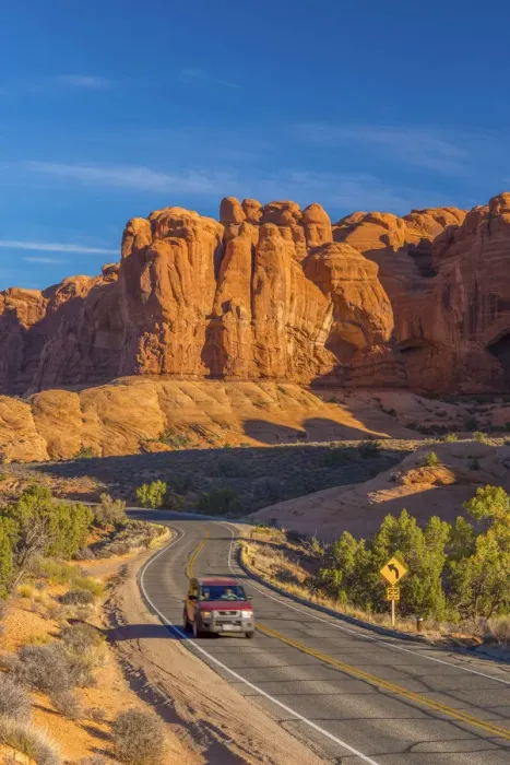 Framed Print : USA, Utah, Arches National Park, The Windows Road Framed Print : USA, Utah, Arches National Park, The Windows Road