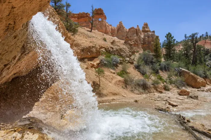 Framed Print : USA, Utah, Bryce Canyon National Park, Tropic Ditch Falls Framed Print : USA, Utah, Bryce Canyon National Park, Tropic Ditch Falls