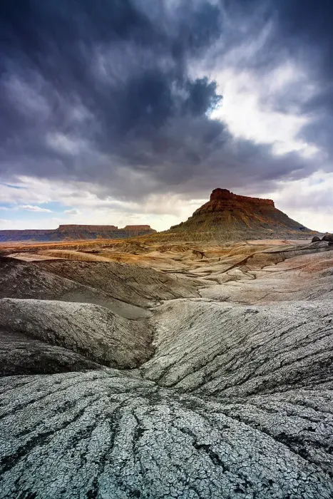 Framed Print : USA, Utah, Factory Butte rock formation Framed Print : USA, Utah, Factory Butte rock formation