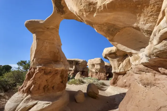 Framed Print : USA, Utah, Grand Staircase-Escalante National Monument, Devils Garden, Metate Arch Framed Print : USA, Utah, Grand Staircase-Escalante National Monument, Devils Garden, Metate Arch