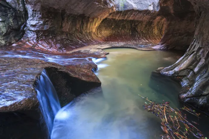 Framed Print : USA, Utah, Zion Canyon National Park, The Subway Framed Print : USA, Utah, Zion Canyon National Park, The Subway