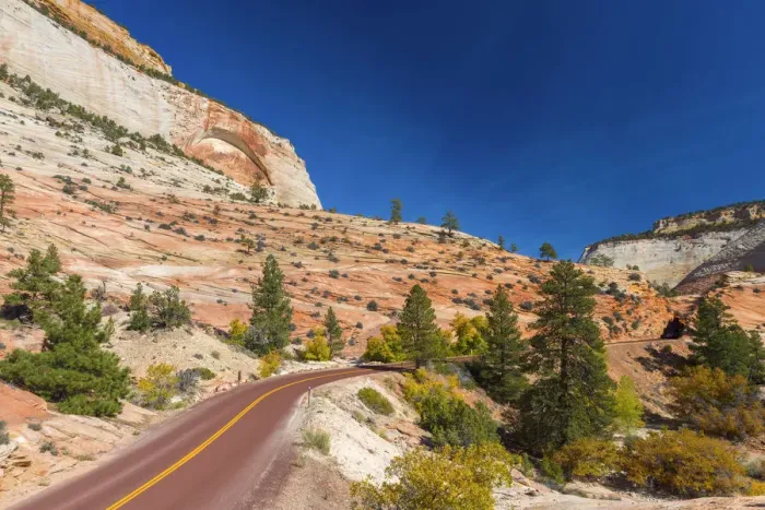 Framed Print : USA, Utah, Zion National Park, Highway 9, Zion Park Boulevard Framed Print : USA, Utah, Zion National Park, Highway 9, Zion Park Boulevard