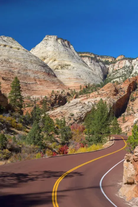 Framed Print : USA, Utah, Zion National Park, Highway 9, Zion Park Boulevard Framed Print : USA, Utah, Zion National Park, Highway 9, Zion Park Boulevard