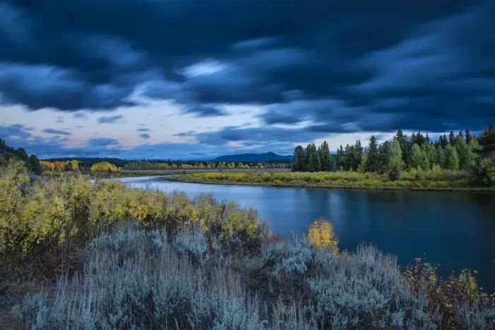 Framed Print : USA, Wyoming, Rockie Mountains, Teton County, Grand Teton National Park, Snake river