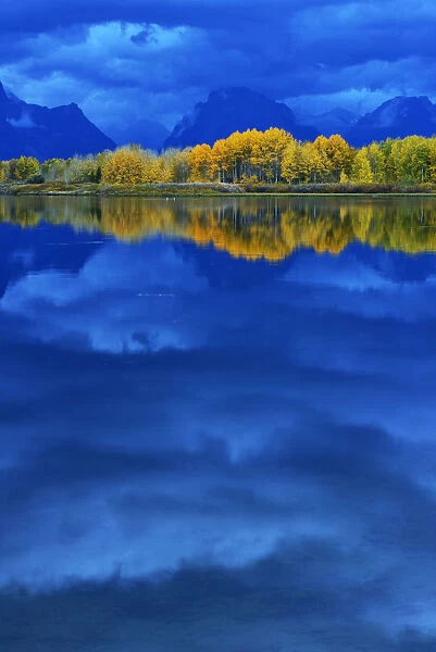 USA, Wyoming, Rockies, Rocky Mountains, Grand Teton, National Park, Oxbow bend of