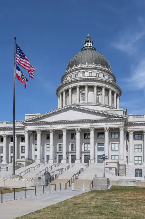 Framed Print : Utah State Capitol, Salt Lake City, Utah, USA