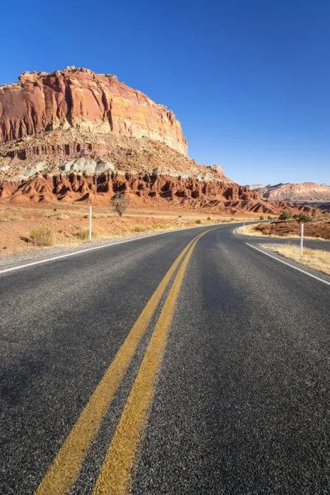 Framed Print : Utah State Route 24 by Whiskey Flat rock formation, Capitol Reef National Park, Utah Framed Print : Utah State Route 24 by Whiskey Flat rock formation, Capitol Reef National Park, Utah