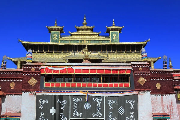 Utse temple, Samye Monastery (Samye Gompa), Dranang, Shannan Prefecture, Tibet, China
