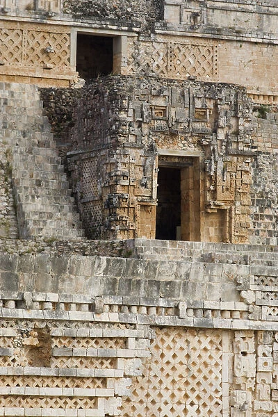 Uxmal, Mexico. The Mayan ruins at Uxmal in Yucatan Mexico