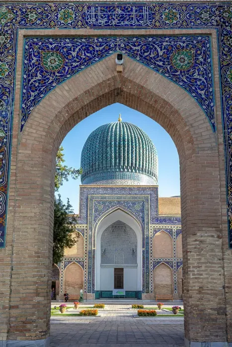 Framed Print : Uzbekistan, Samarkand, Gur-e-Amir mausoleum, resting place of Timur Framed Print : Uzbekistan, Samarkand, Gur-e-Amir mausoleum, resting place of Timur