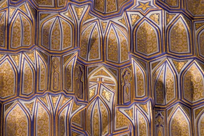 Framed Print : Uzbekistan, Samarkand, Guri Amir Mausoleum, Ceiling Framed Print : Uzbekistan, Samarkand, Guri Amir Mausoleum, Ceiling