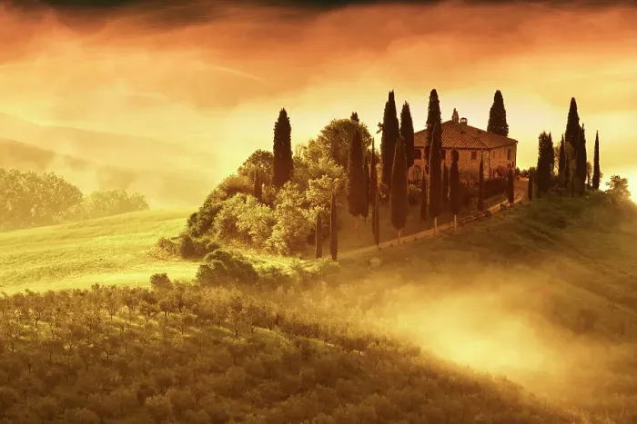 Framed Print : Val D'Orcia, Tuscany, UNESCO World Heritage Site, Italy Framed Print : Val D'Orcia, Tuscany, UNESCO World Heritage Site, Italy