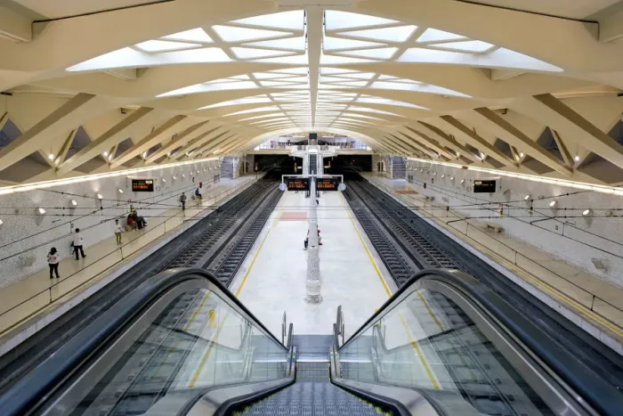 Framed Print : Valencia, Spain. Inside the metro station of Xativa Framed Print : Valencia, Spain. Inside the metro station of Xativa