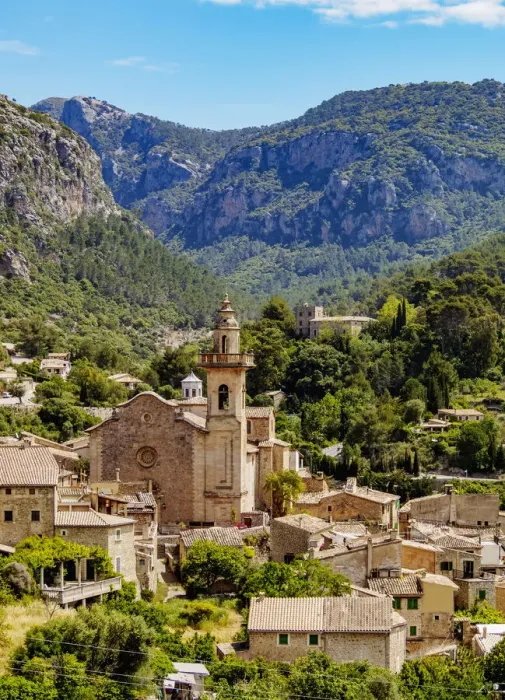 Framed Print : Valldemossa townscape, Mallorca or Majorca, Balearic Islands, Spain Framed Print : Valldemossa townscape, Mallorca or Majorca, Balearic Islands, Spain