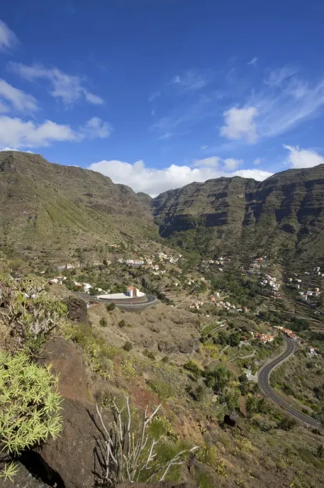 Framed Print : Valle Gran Rey, La Gomera, Canary Islands, Spain