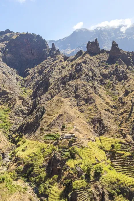 Framed Print : Valley view, nr Horta da Garca, Santo Antao, Cape Verde Framed Print : Valley view, nr Horta da Garca, Santo Antao, Cape Verde