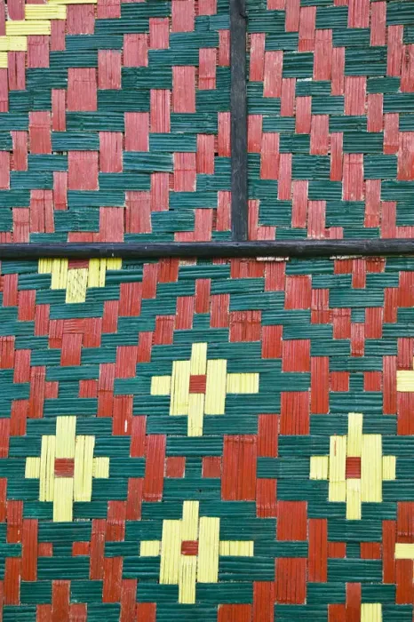 Framed Print : Vanuatu, Efate Island Port Vila, National Museum of Vanuatu - Woven designs of Framed Print : Vanuatu, Efate Island Port Vila, National Museum of Vanuatu - Woven designs of