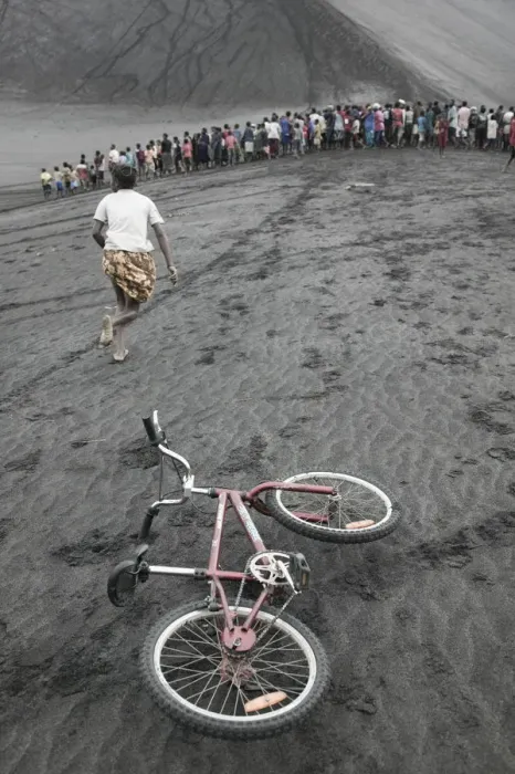 Framed Print : Vanuatu, Tanna Island, Mt. Yasur Volcano, Moto Cross Race on the Volcano Ash Plain Framed Print : Vanuatu, Tanna Island, Mt. Yasur Volcano, Moto Cross Race on the Volcano Ash Plain