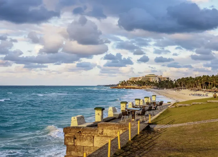 Framed Print : Varadero Coast at sunset, Matanzas Province, Cuba