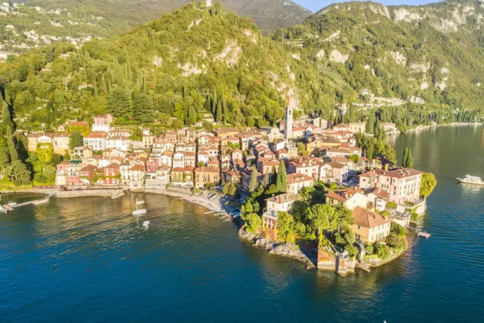 Framed Print : Varenna, Lecco province, Lombardy, Italy, Europe