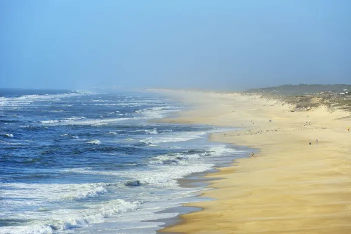 Framed Print : The vast sandy of Praia Velha, Sao Pedro de Moel. Marinha Grande, Leiria. Portugal Framed Print : The vast sandy of Praia Velha, Sao Pedro de Moel. Marinha Grande, Leiria. Portugal