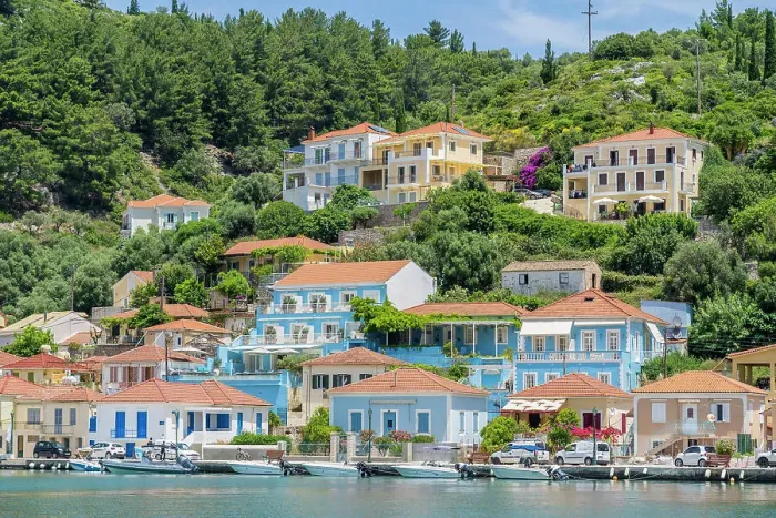 Framed Print : Vathy, Ithaca Island, Ionian Islands, Greek Islands, Greece