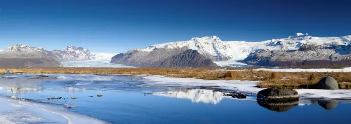 Framed Print : Vatnajokull Reflections, Iceland