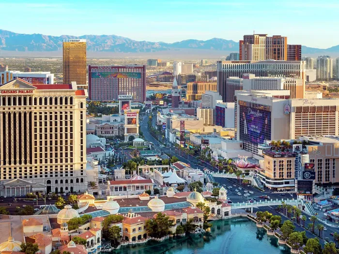 Framed Print : Vegas Strip, Las Vegas, Nevada, Clark County USA