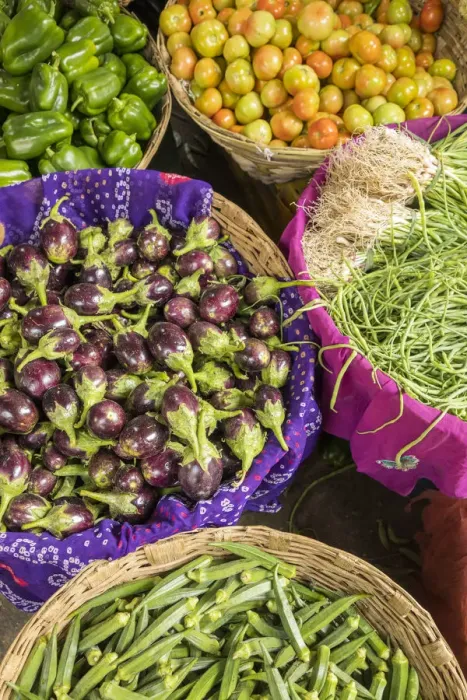 Framed Print : Vegetable market, Udaipur, Rajasthan, India Framed Print : Vegetable market, Udaipur, Rajasthan, India